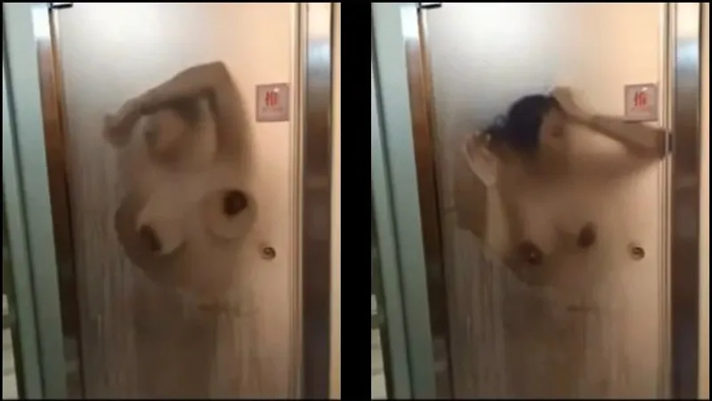 Gấu vú to rên la dữ dội trong phòng tắm